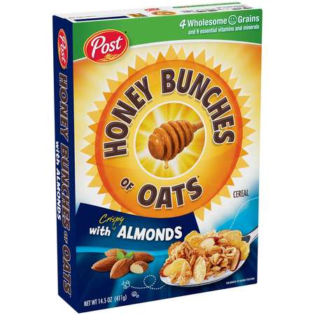 Post Post Honey Bunches of Oat with Almond, PK4 88067